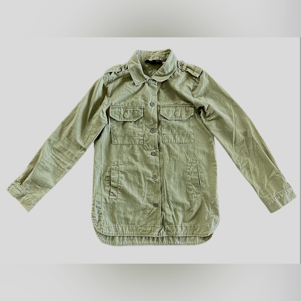NWOT - Military Inspired Button Down Jacket.